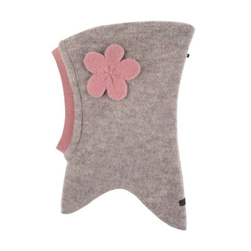 Pure Pure Elefanthatt med blomma - Ull/Fleece - Moonrock