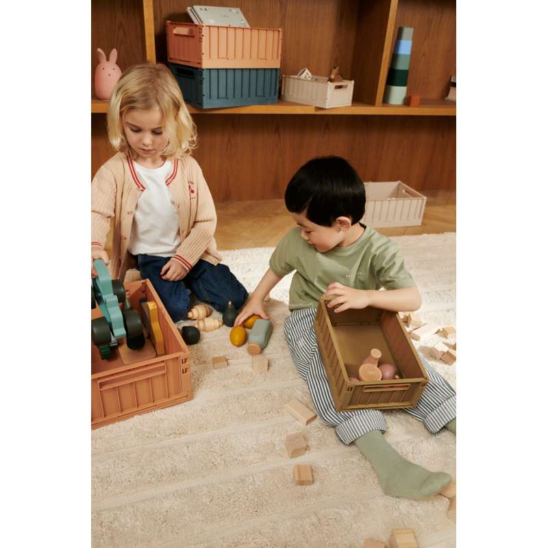 Liewood Weston Förvaringslåda - Liten - 2-pack - Havre 