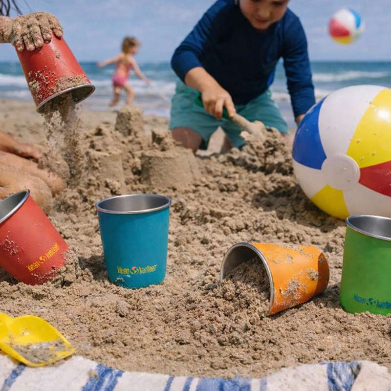 Klean Kanteen Stålmugg - 296ml - 4-Pack - Beach Ball