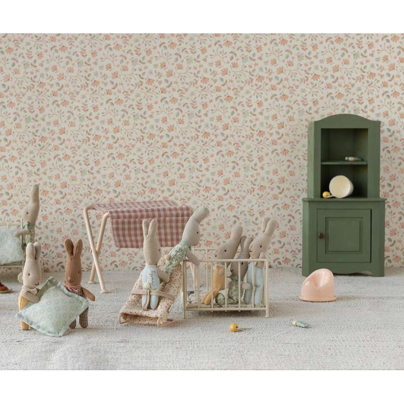 Maileg Hörnskåp - Miniatyr - Mörkgrön 