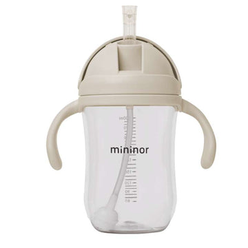 Mininor Sugrörskopp - Tritan - 330ml - Molnig Morgon 