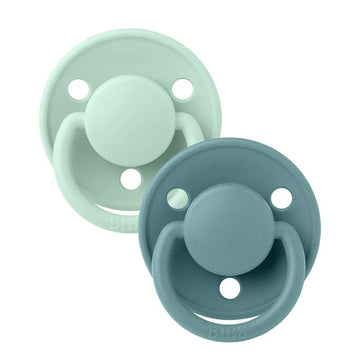 Bibs De Lux Napp - 2-Pack - Onesize - Silikon - Nordisk Mint/Islands Hav 