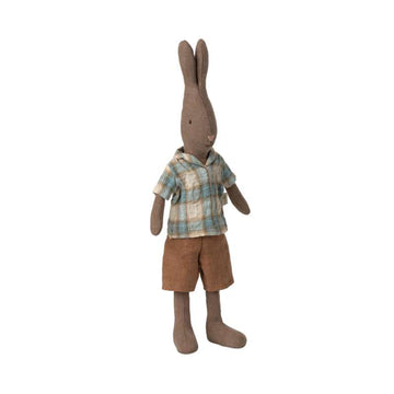 Maileg Hare - strl. 2 - Brun - Blus och Shorts 