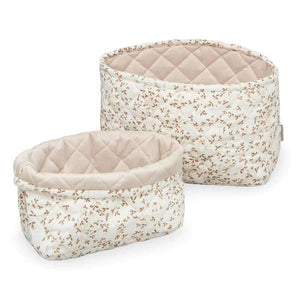 Cam Cam Copenhagen Quiltade Förvaringskorgar - 2 st. - OCS - Lierre/Almond 