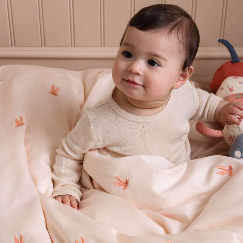 Cam Cam Copenhagen Sängkläder - Baby - Broderad - GOTS - Bows 