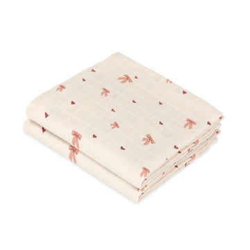 Cam Cam Copenhagen Stofble - 2-pack - GOTS - Bows 