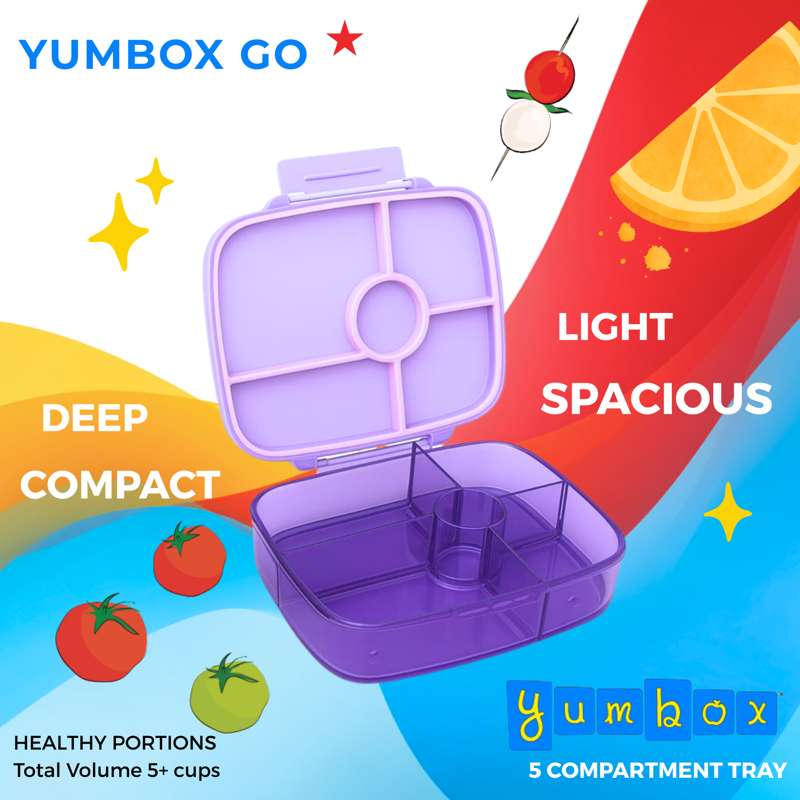 Yumbox Matlåda - Go - 5 fack - Kyoto Lila 
