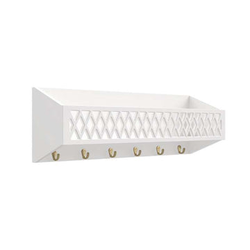 Cam Cam Copenhagen Harlequin Hylla m. Krokar - FSC Mix - White