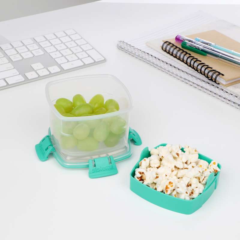 Sistema Snackbox - Snack To Go - 400ml - Klar/Mintgrön 