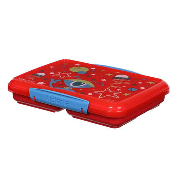 Sistema Multi Split Lunch - Matlåda/Snackbox - Kids - 820ml - One Eyed Alien/Watermelon