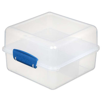Sistema Matlåda - Lunch Cube To Go - 1.4 L. - Klar/Ocean Blue 