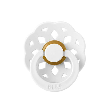 BIBS Rund Boheme Napp - Str. 2 - Naturgummi - White