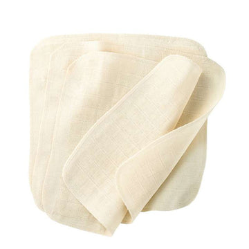 Disana Musselintvättkläder - 5-Pack - Natur 