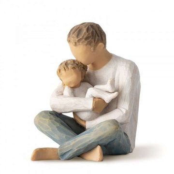 Willow Tree Liten Figur (far med litet barn) 