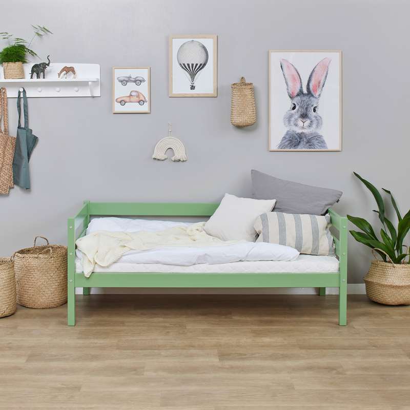 Hoppekids ECO Comfort - Juniorsäng - 70x160 cm. - Pale Green 