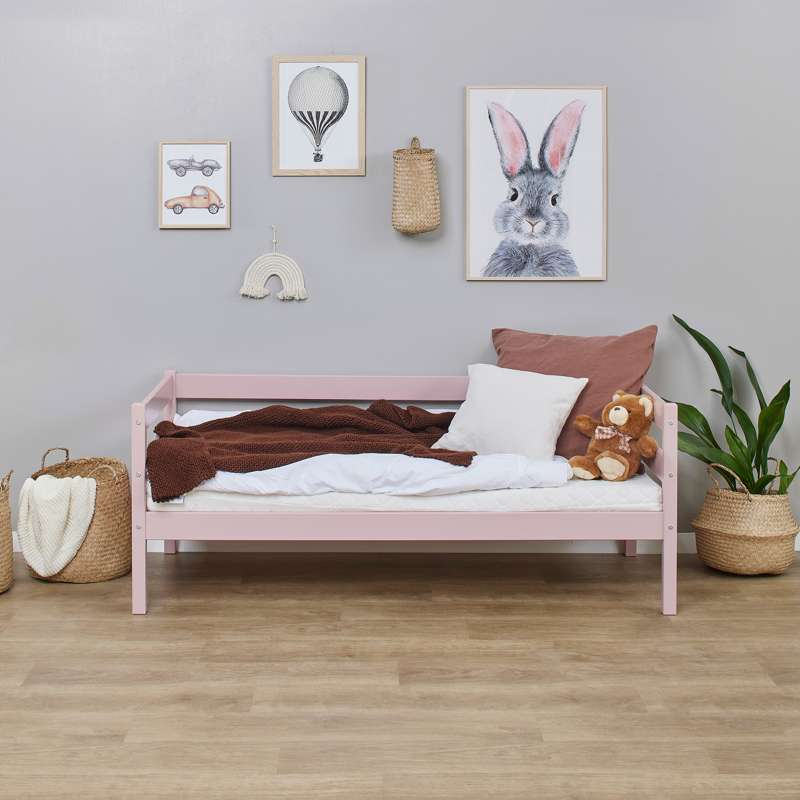 Hoppekids ECO Comfort - Juniorsäng - 70x160 cm. - Pale Rose 