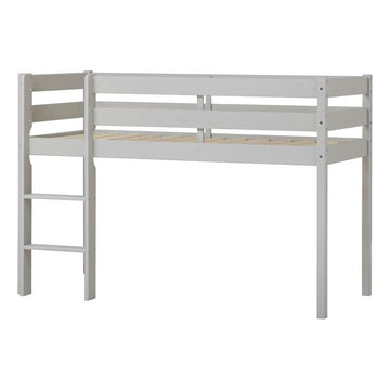 Hoppekids ECO Comfort - Halvhög loftsäng - Flera Storlekar - Dove Grey 