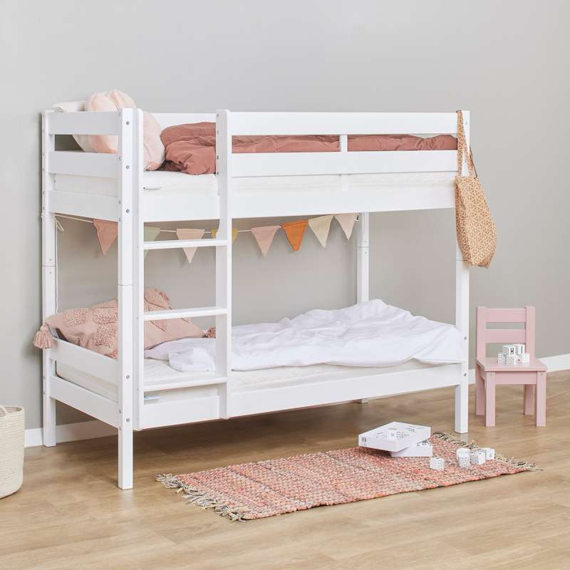 Hoppekids ECO Comfort - Våningsäng - Fler Storlekar - Vit 