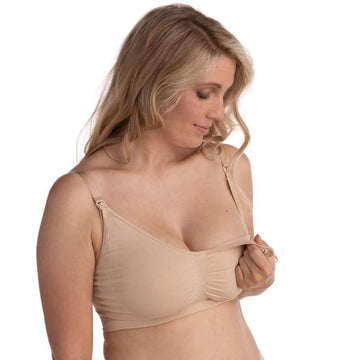 Carriwell Ny mamma Carri-Gel Amnings-bh sömlös - honung 