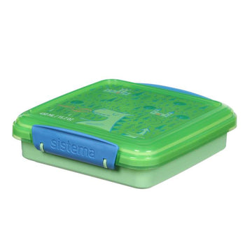 Sistema Sandwich Box Lunch - Matlåda - Barn - 450ml - Dragon/Cucumber