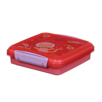 Sistema Sandwich Box Lunch - Matlåda - Barn - 450ml - Space Kitty/Popsicle