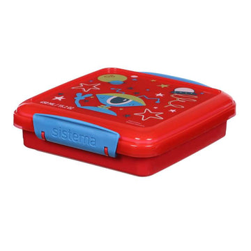 Sistema Sandwich Box Lunch - Matlåda - Kids - 450ml - One Eyed Alien/Watermelon