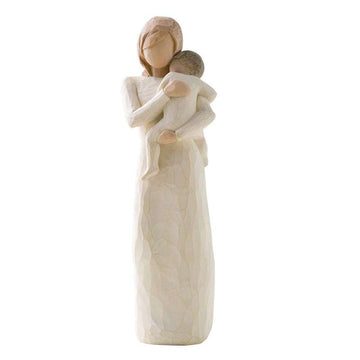 Willow Tree Barn av mitt hjärta Figur (mamma med liten) 