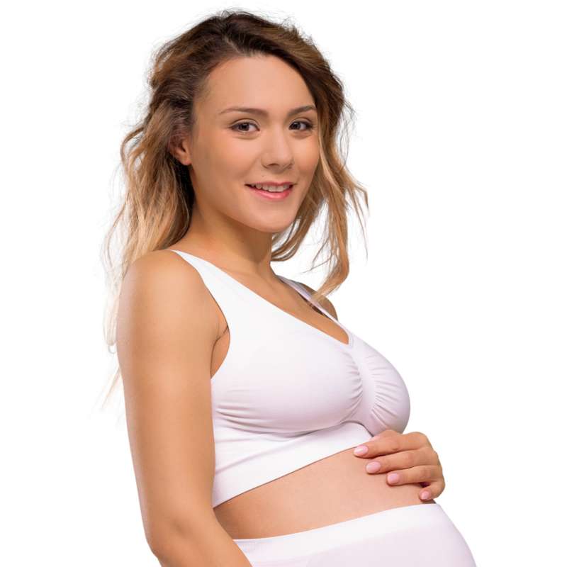 Carriwell Mum to Be Graviditets-bh sömlös - vit 