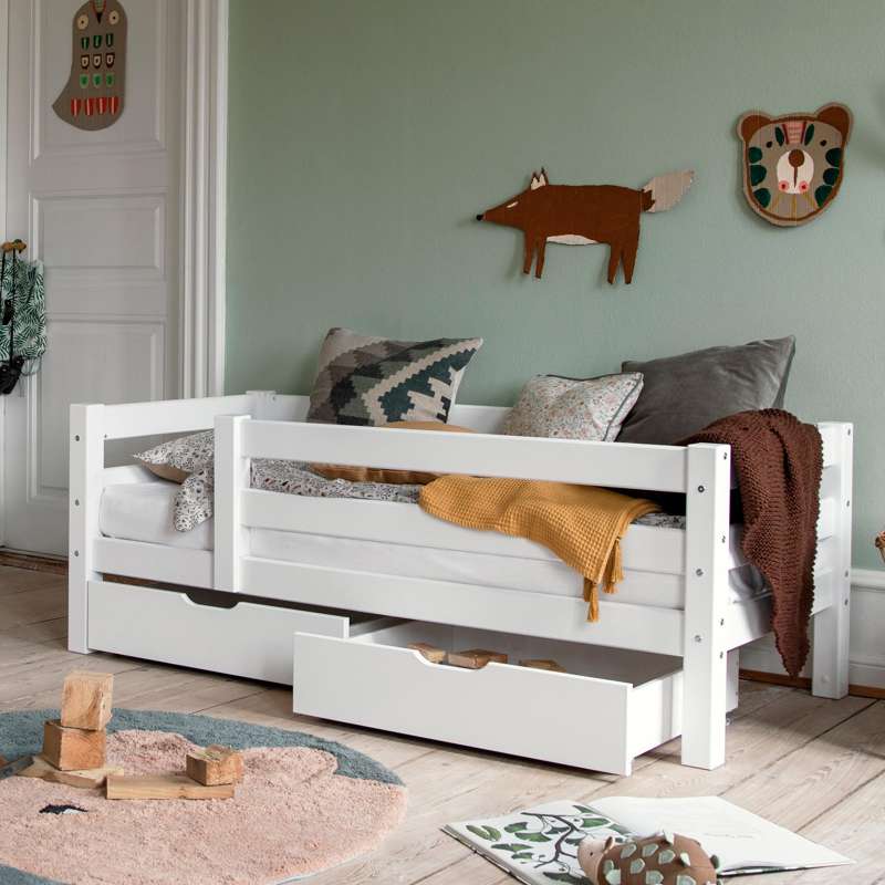 Hoppekids ECO Luxury - Sängsoffa - Flera Storlekar - Vit 