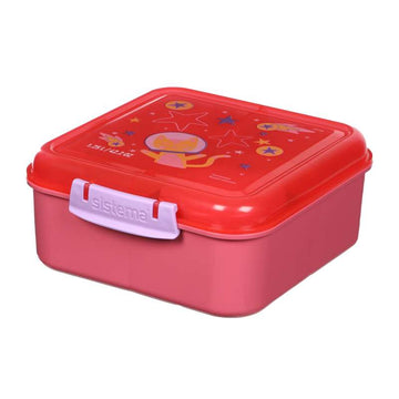 Sistema Bento Cube Lunch - Matlåda med Behållare - Kids - 1.25L - Space Kitty/Popsicle