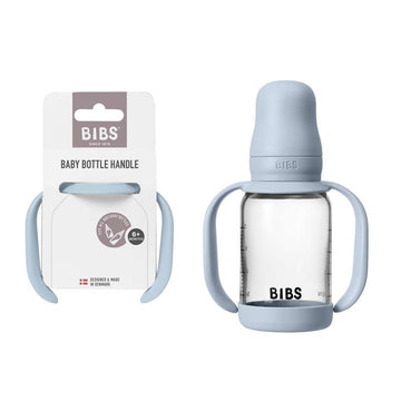 BIBS Bottle - Tilbehør - Flaskehåndtag til Sutteflaske - Baby Blue