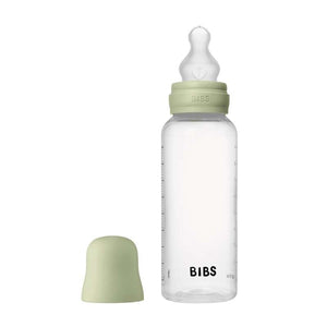 BIBS Bottle - nappflaskset - Plast - Silikon/Medium Flow/Rund - 270ml - Sage