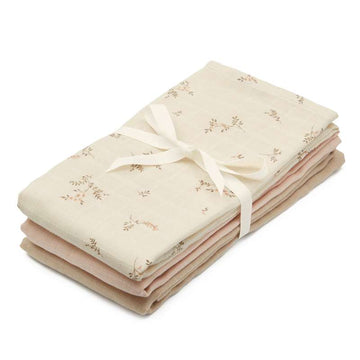 Cam Cam Copenhagen Stofble - 3-pack - GOTS - Mix Ashley/Coral/Latte 