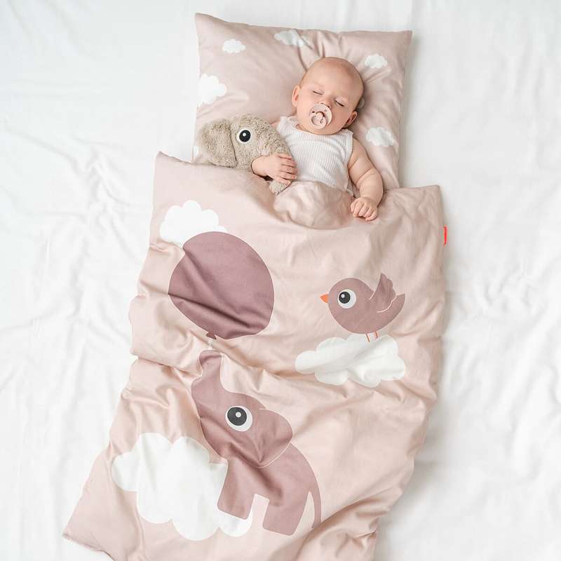 Done By Deer Sängkläder - Baby - Elphee - Puder 