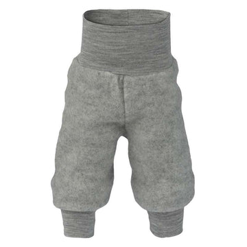 Engel Natur Babybyxor - Ullfleece - Grå Melange 