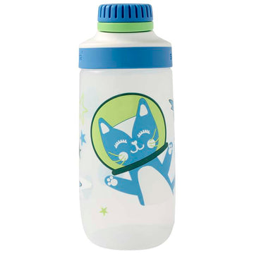 Sistema Easy Flow Bottle - Vattenflaska - Barn - 500ml - Space Kitty/White