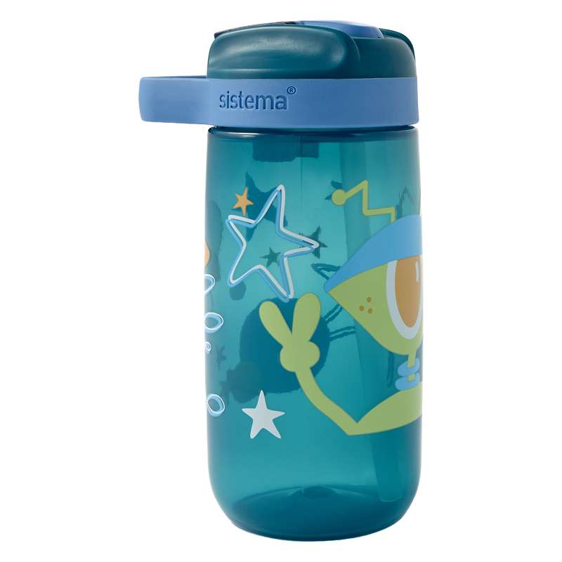 Sistema Easy Sip Bottle - Vattenflaska - Barn - 500ml - One Eyed Alien/Laguna