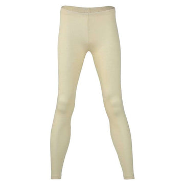 Engel Natur Leggings för Kvinnor - Ull/Silke - Naturlig 