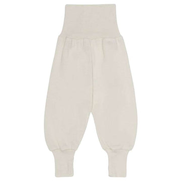 Engel Natur Babybyxor m. midjerib - Ull/Silke - Naturlig 
