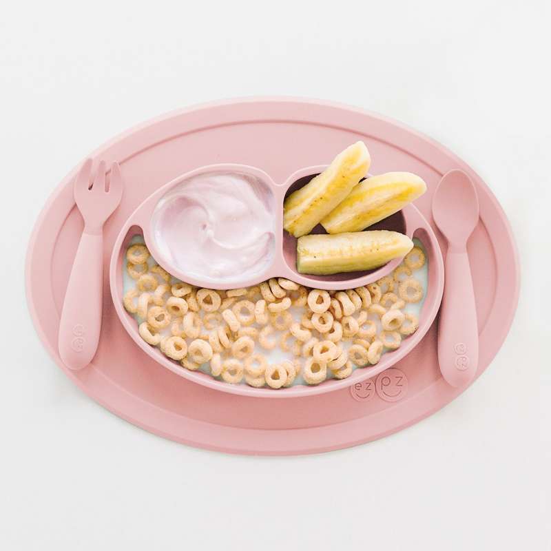 EZPZ Mini Foods Set - Matstart för Baby - Rosa 