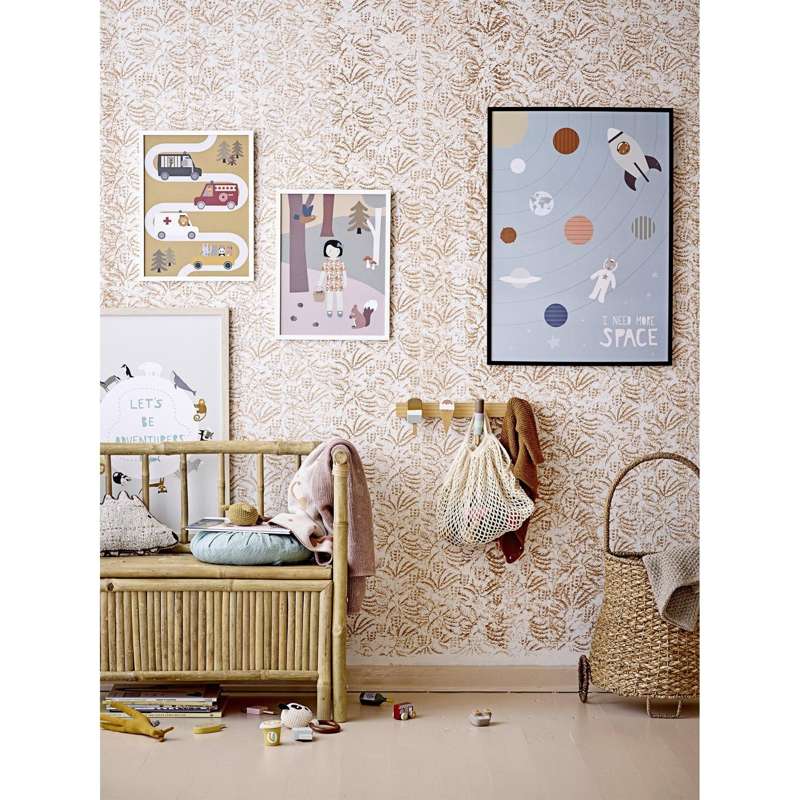 Bloomingville bild med ram i Svart fyr 