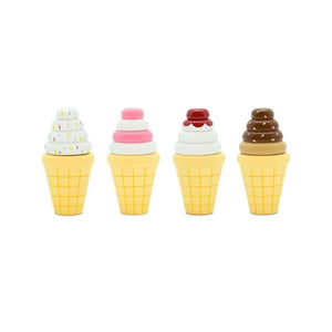MaMaMeMo Legemad i Trä - Vaffelis - Assorterad 
