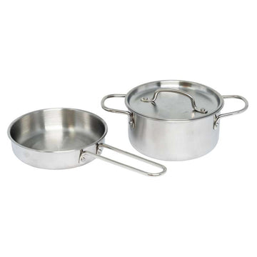 MaMaMeMo Gryta och Stekpanna i Set - Metall 