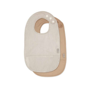 Cam Cam Copenhagen Hängslen m. ficka - 2-pack - Classic Stripes Camel 
