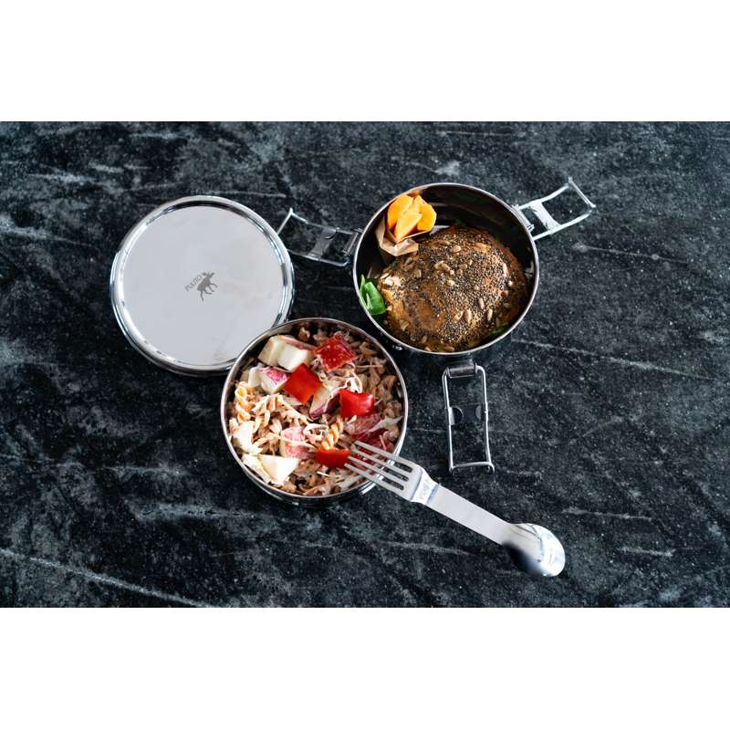 Pulito PureLunchBox Matlåda - Rostfritt Stål - Lufttät - Bento 