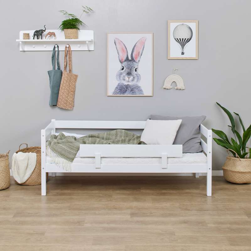 Hoppekids ECO Comfort - Sänghäst till Juniorsäng - Vit 