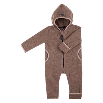 Pure Pure Overall - Ullfleece - Valnöt