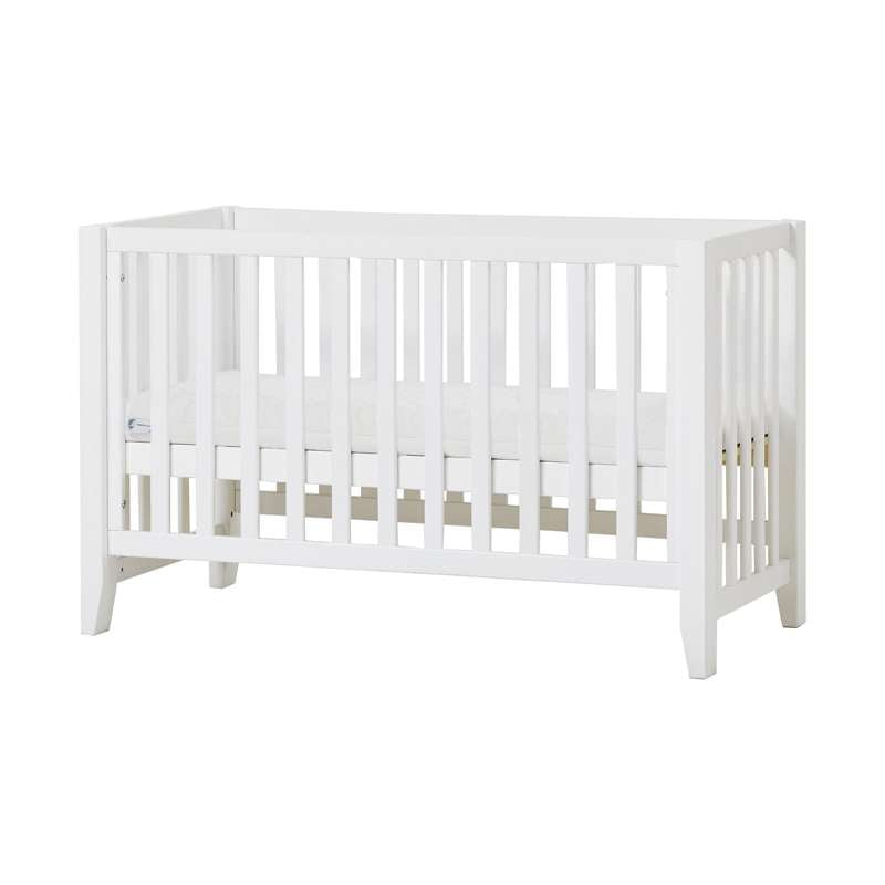 Hoppekids ANTON - Spjälsäng inkl. ECO Dream Madrass - 60x120 cm. - Vit 