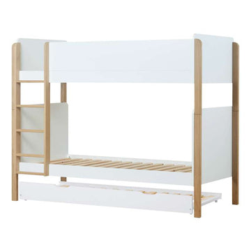 Hoppekids BLEND - 2-i-1 Våningsäng m. Utdragningssäng - 90x200 cm - Ek 