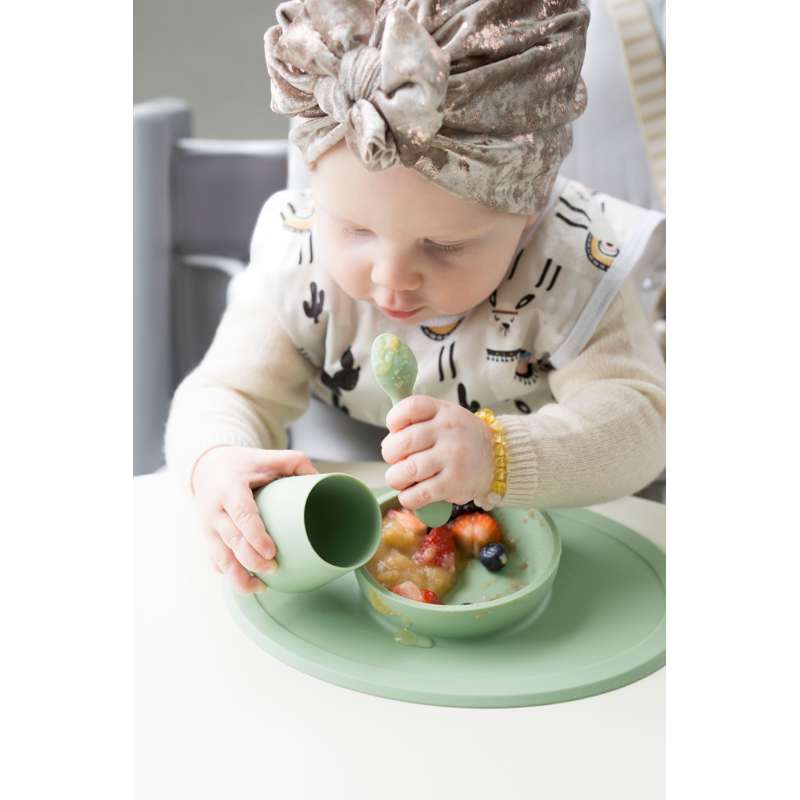 EZPZ Första Matset - Matstart för Baby - Grön 